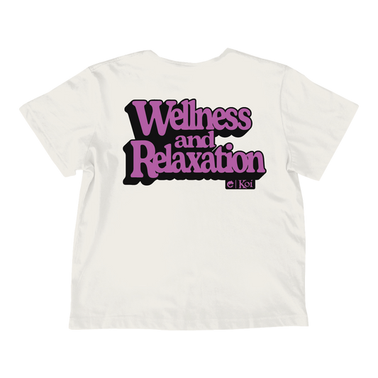 Wellness and Relaxation Crop Tee